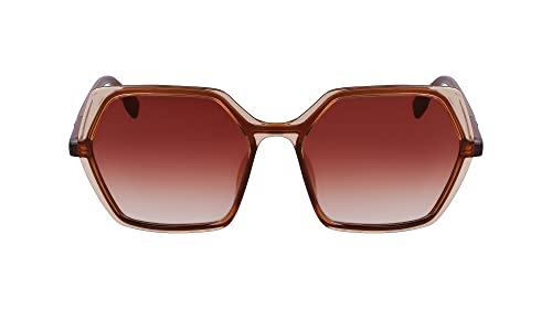 KARL LAGERFELD Damen KL6083S Sonnenbrille, Braun/Hellbraun, Einheitsgröße von KARL LAGERFELD