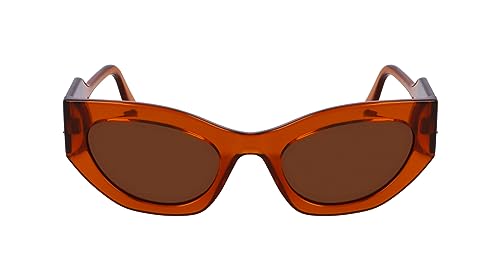 KARL LAGERFELD Damen Kl6122s Sonnenbrille, Caramel, Einheitsgröße von KARL LAGERFELD