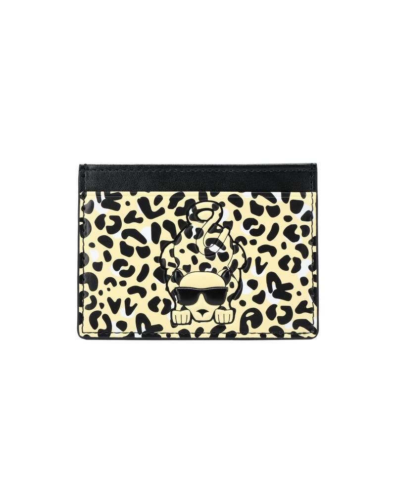 KARL LAGERFELD Dokumentenetui Damen Pastellgelb von KARL LAGERFELD