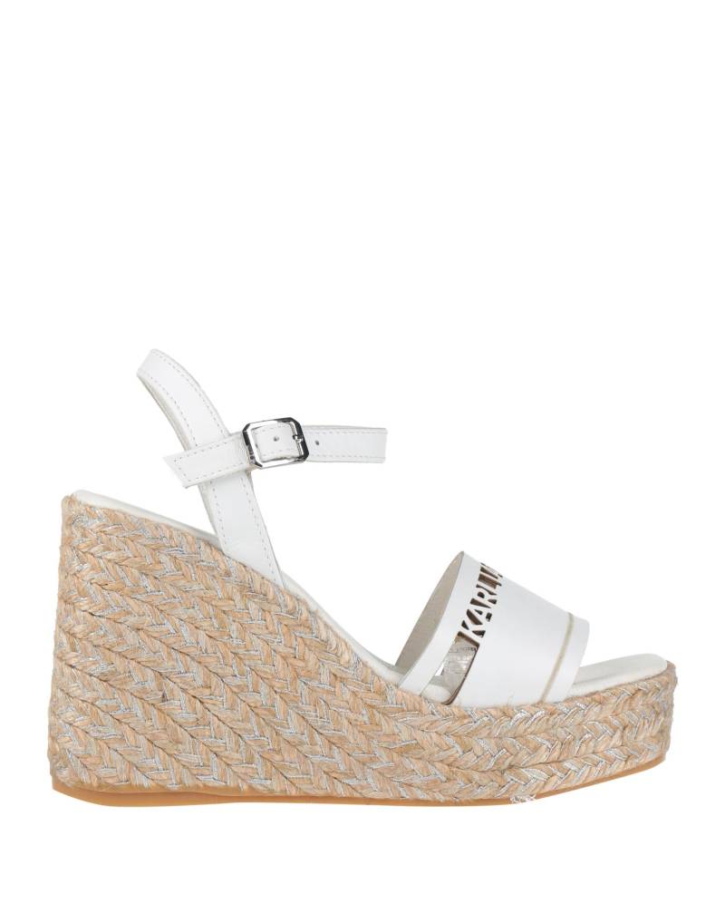 KARL LAGERFELD Espadrilles Damen Weiß von KARL LAGERFELD