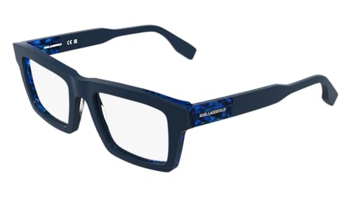 KARL LAGERFELD Gestell KL6218 434 Blau/Marble Blau 57/18/145 Herren von KARL LAGERFELD