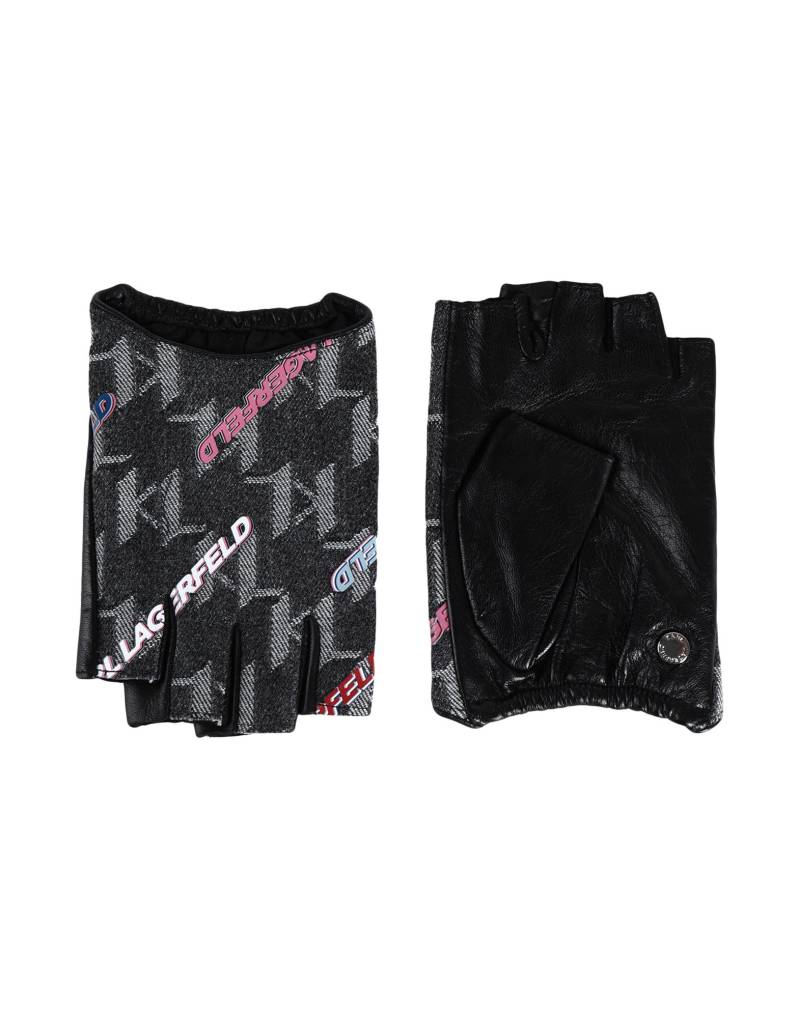 KARL LAGERFELD Handschuhe Damen Schwarz von KARL LAGERFELD