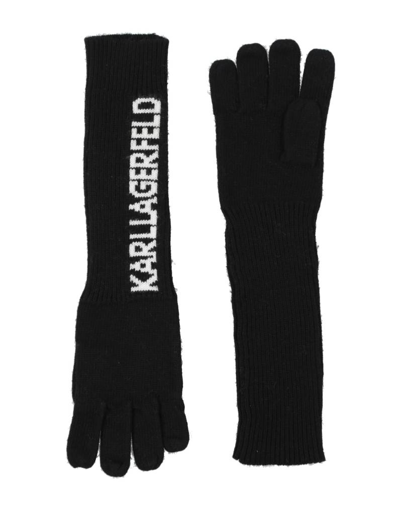 KARL LAGERFELD Handschuhe Damen Schwarz von KARL LAGERFELD