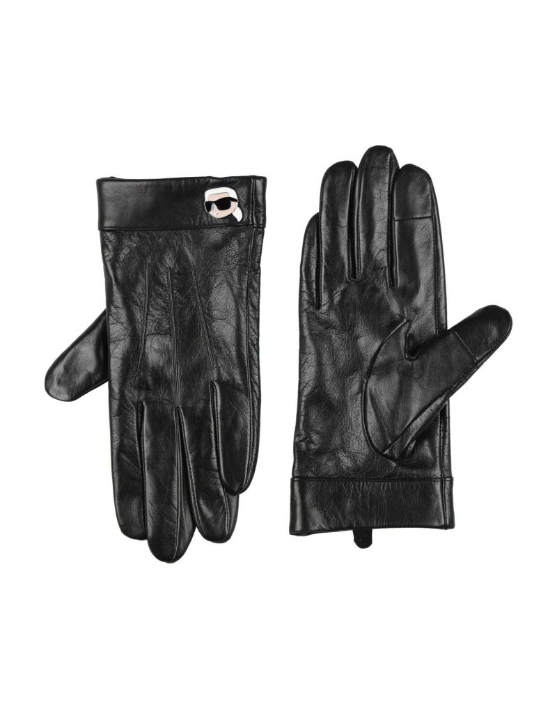 KARL LAGERFELD Handschuhe Damen Schwarz von KARL LAGERFELD