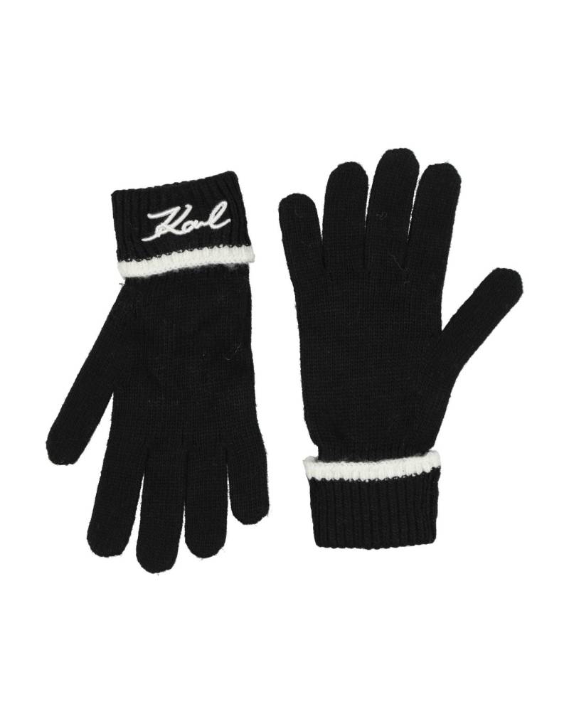 KARL LAGERFELD Handschuhe Damen Schwarz von KARL LAGERFELD