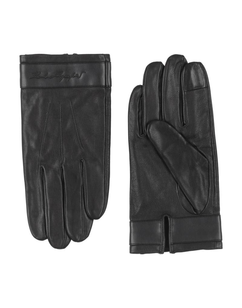 KARL LAGERFELD Handschuhe Herren Schwarz von KARL LAGERFELD