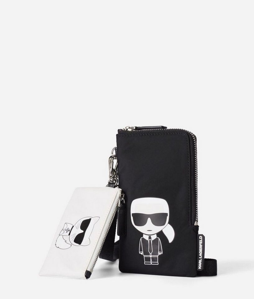 KARL LAGERFELD Handtasche Ikonik Double black von KARL LAGERFELD