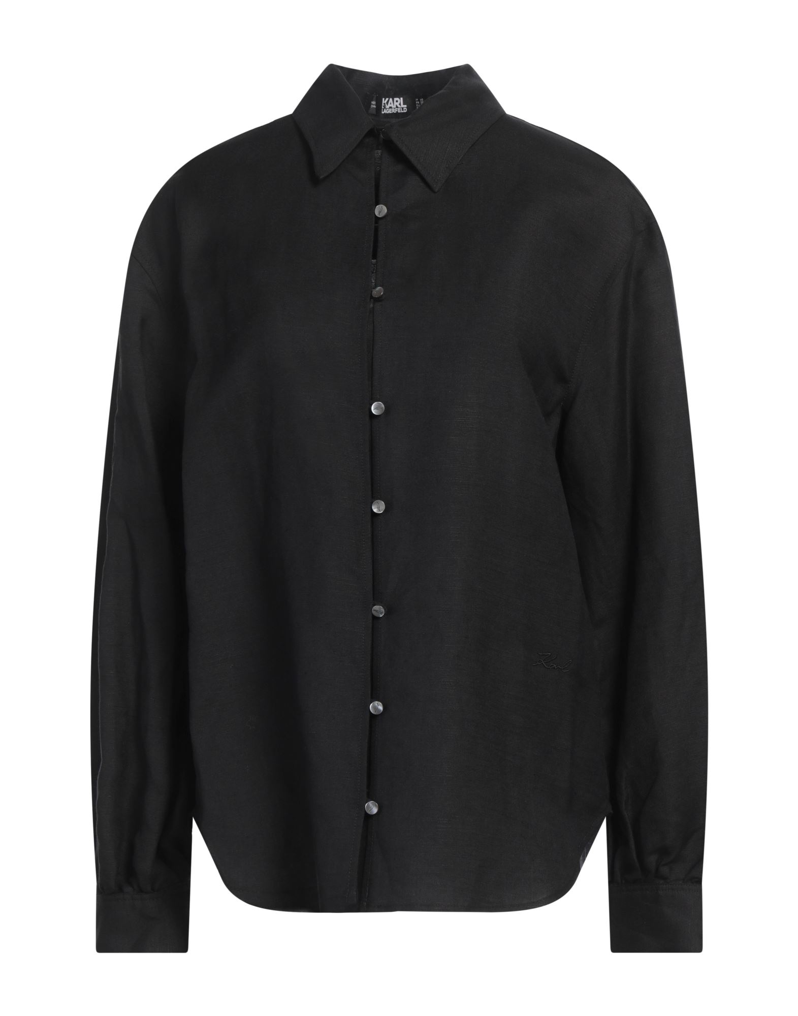 KARL LAGERFELD Hemd Damen Schwarz KARL LAGERFELD Hemd Damen Schwarz von KARL LAGERFELD
