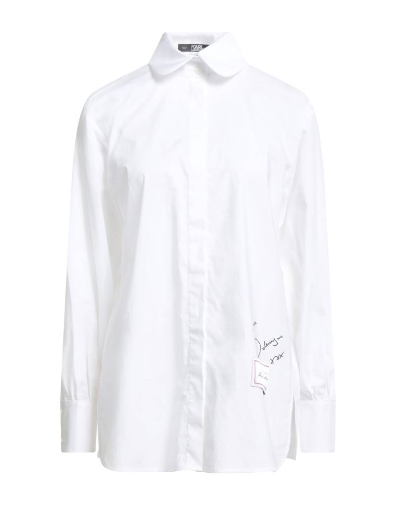 KARL LAGERFELD Hemd Damen Weiß von KARL LAGERFELD