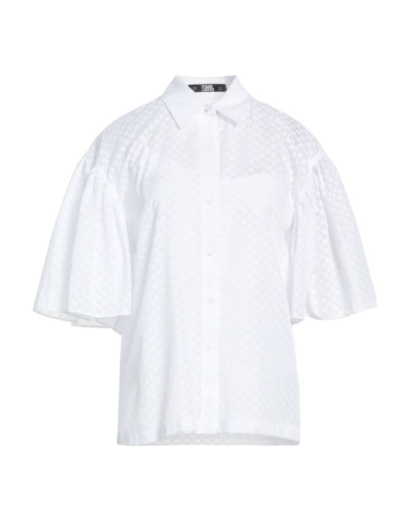 KARL LAGERFELD Hemd Damen Weiß von KARL LAGERFELD