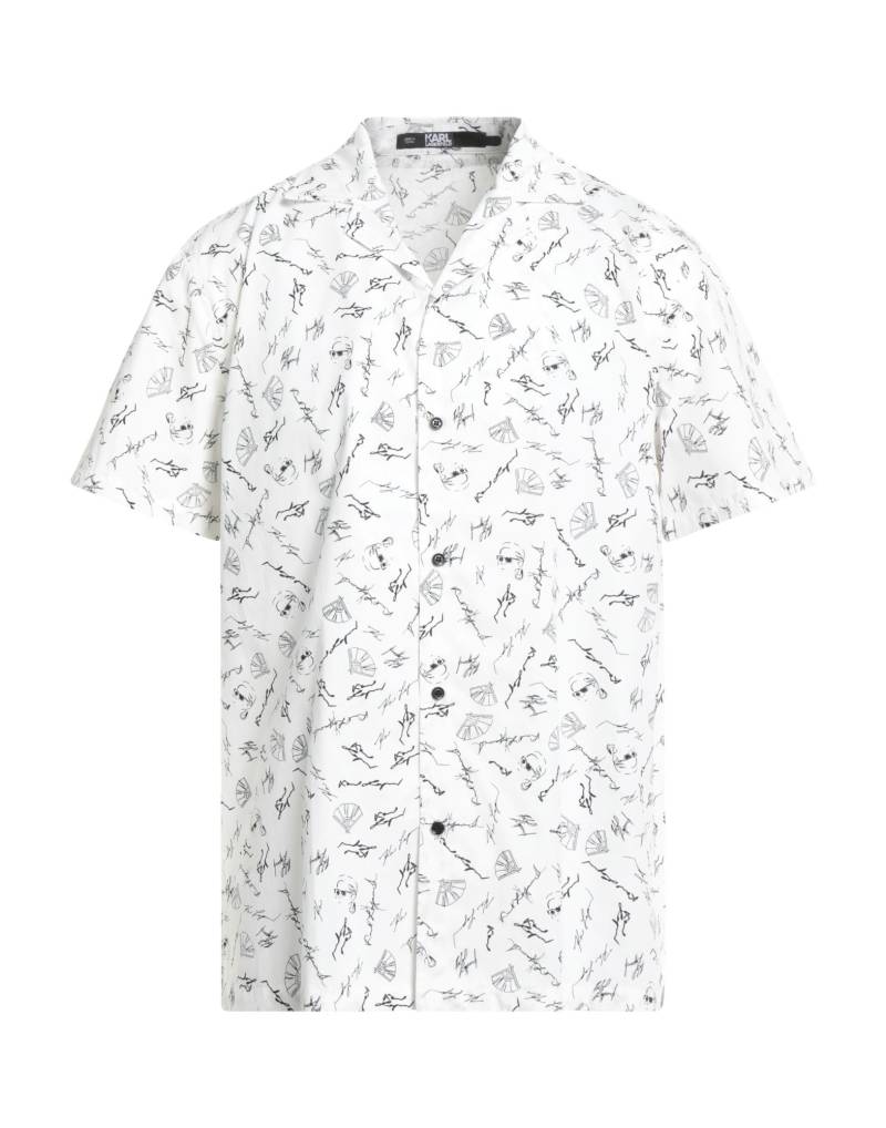 KARL LAGERFELD Hemd Herren Weiß von KARL LAGERFELD