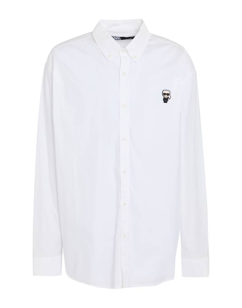 KARL LAGERFELD Hemd Herren Weiß von KARL LAGERFELD