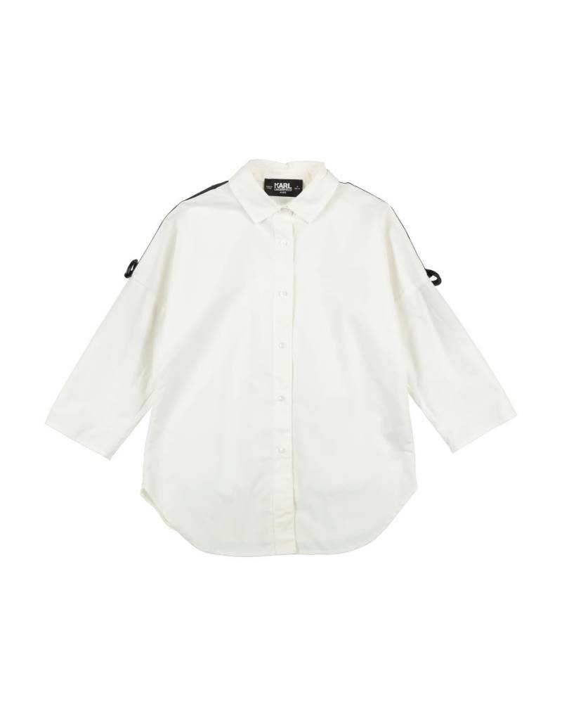 KARL LAGERFELD Hemd Kinder Weiß von KARL LAGERFELD