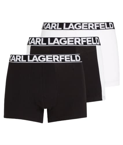 KARL LAGERFELD Herren Karl Lagerfeld Herren Voll Elastische Unterhosen (X3), Schwarz/Weiß, XS von KARL LAGERFELD
