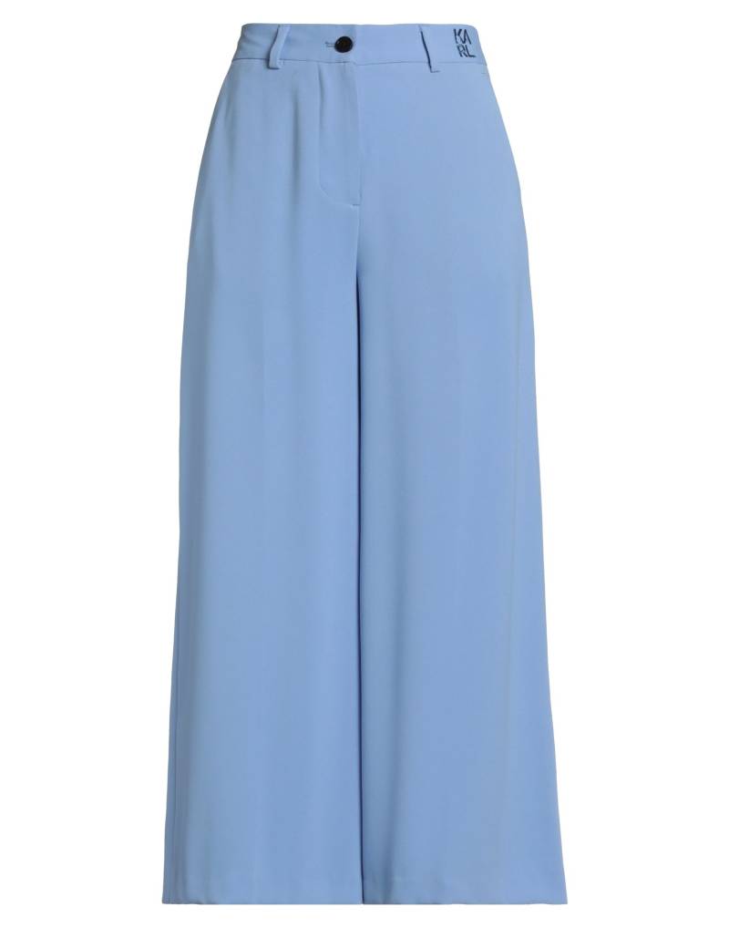 KARL LAGERFELD Hose Damen Hellblau von KARL LAGERFELD