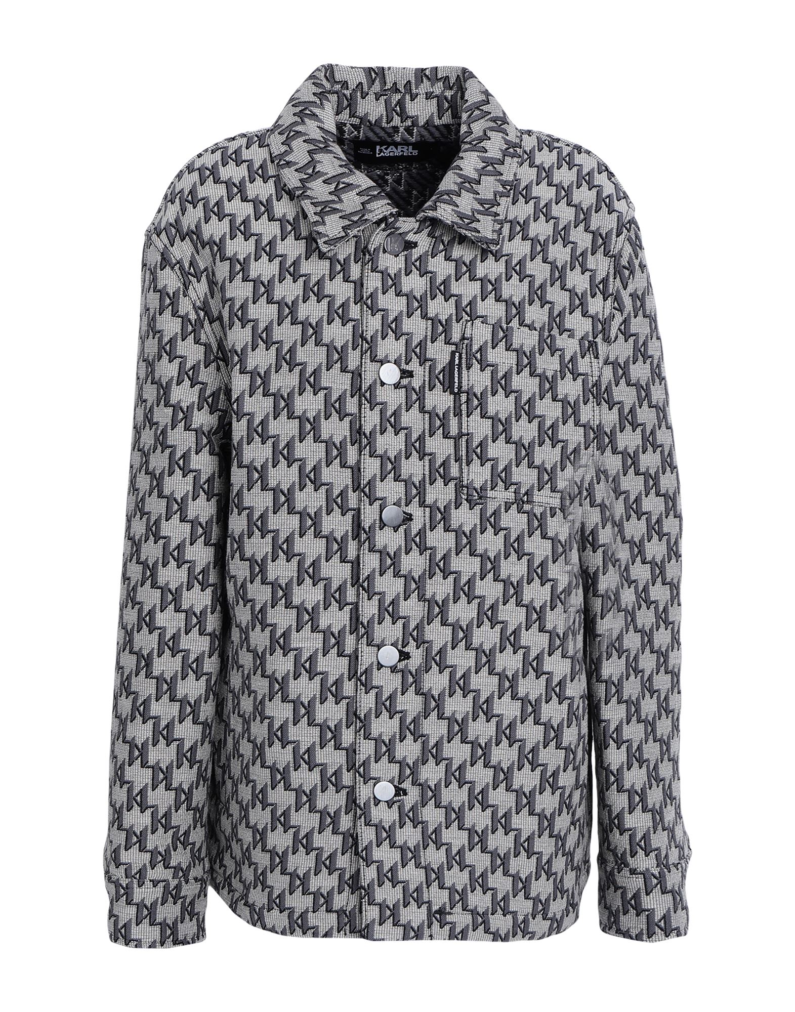 KARL LAGERFELD Jacke & Anorak Damen Grau KARL LAGERFELD Jacke & Anorak Damen Grau von KARL LAGERFELD