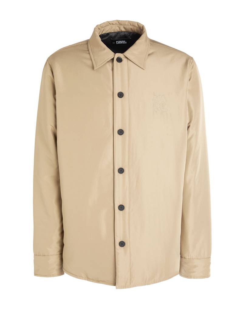 KARL LAGERFELD Jacke & Anorak Herren Khaki von KARL LAGERFELD