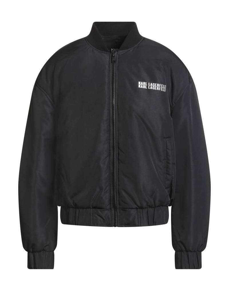 KARL LAGERFELD Jacke & Anorak Herren Schwarz von KARL LAGERFELD