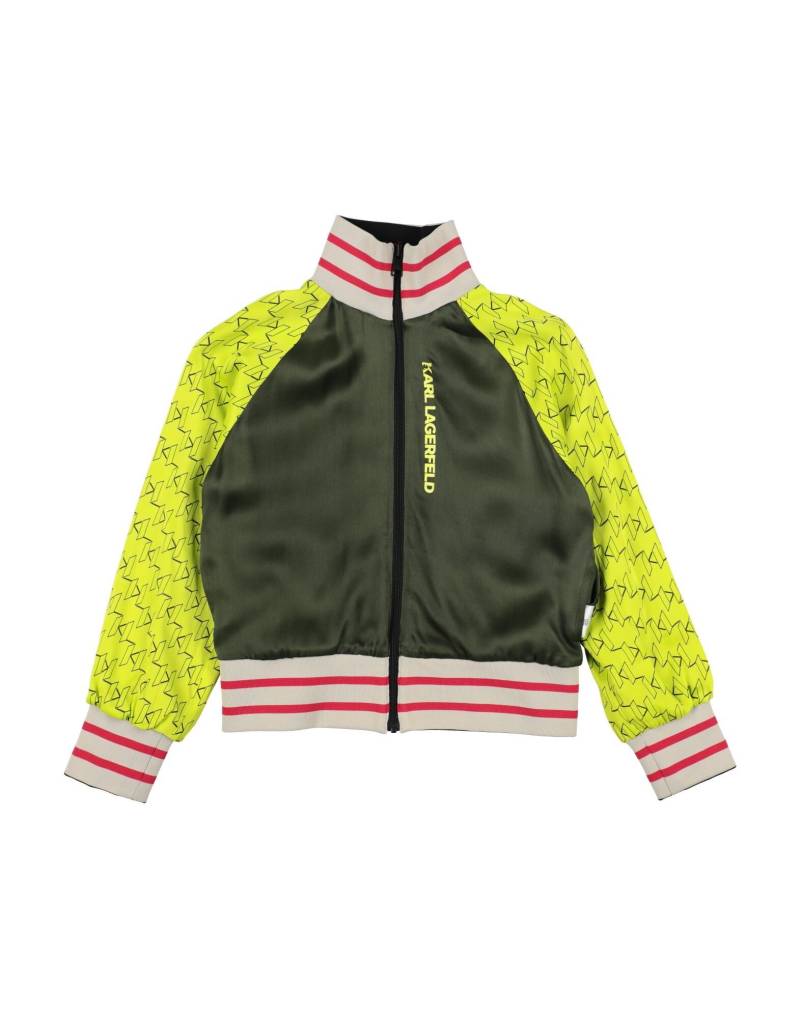 KARL LAGERFELD Jacke & Anorak Kinder Dunkelgrün von KARL LAGERFELD
