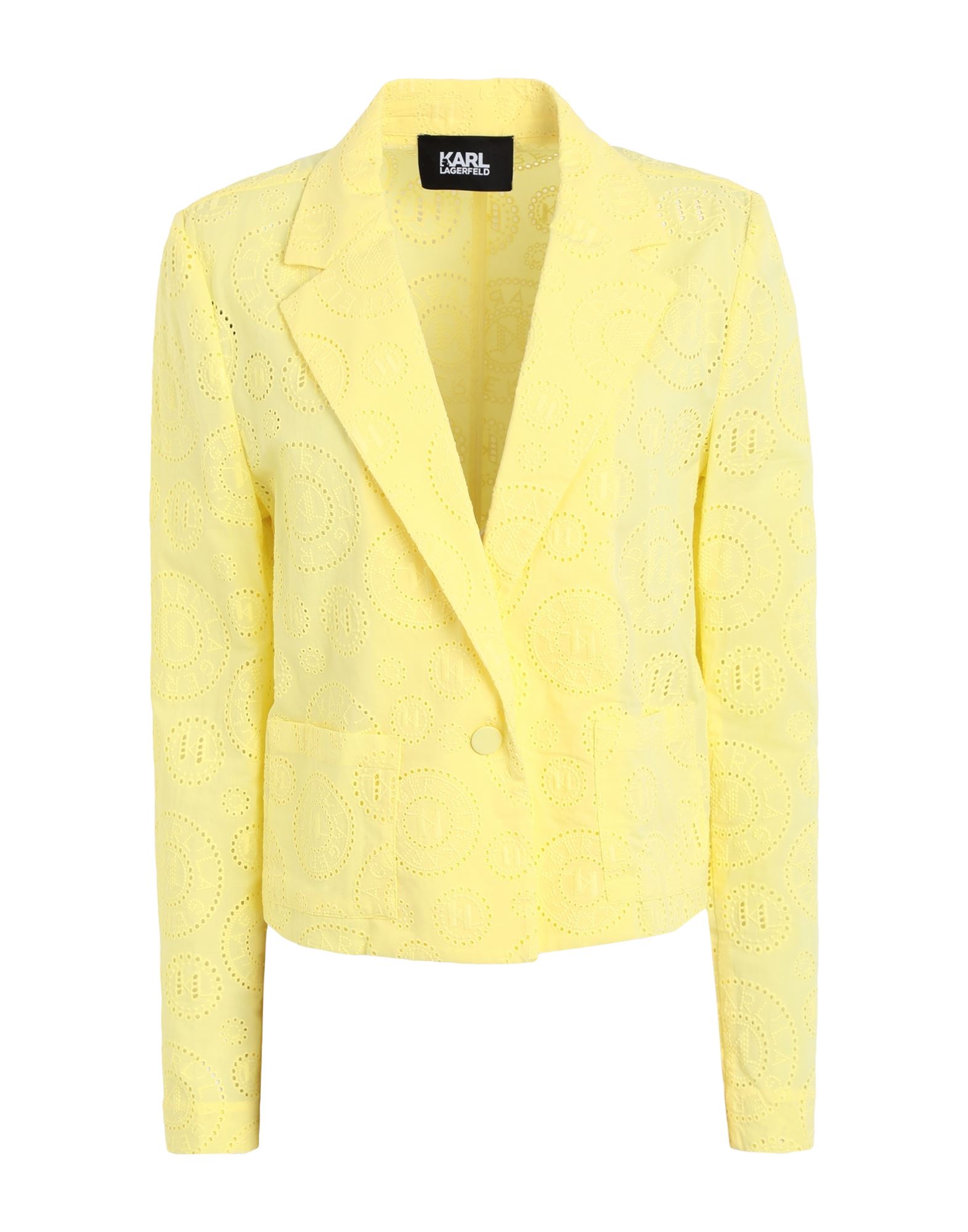 KARL LAGERFELD Blazer Damen Gelb von KARL LAGERFELD