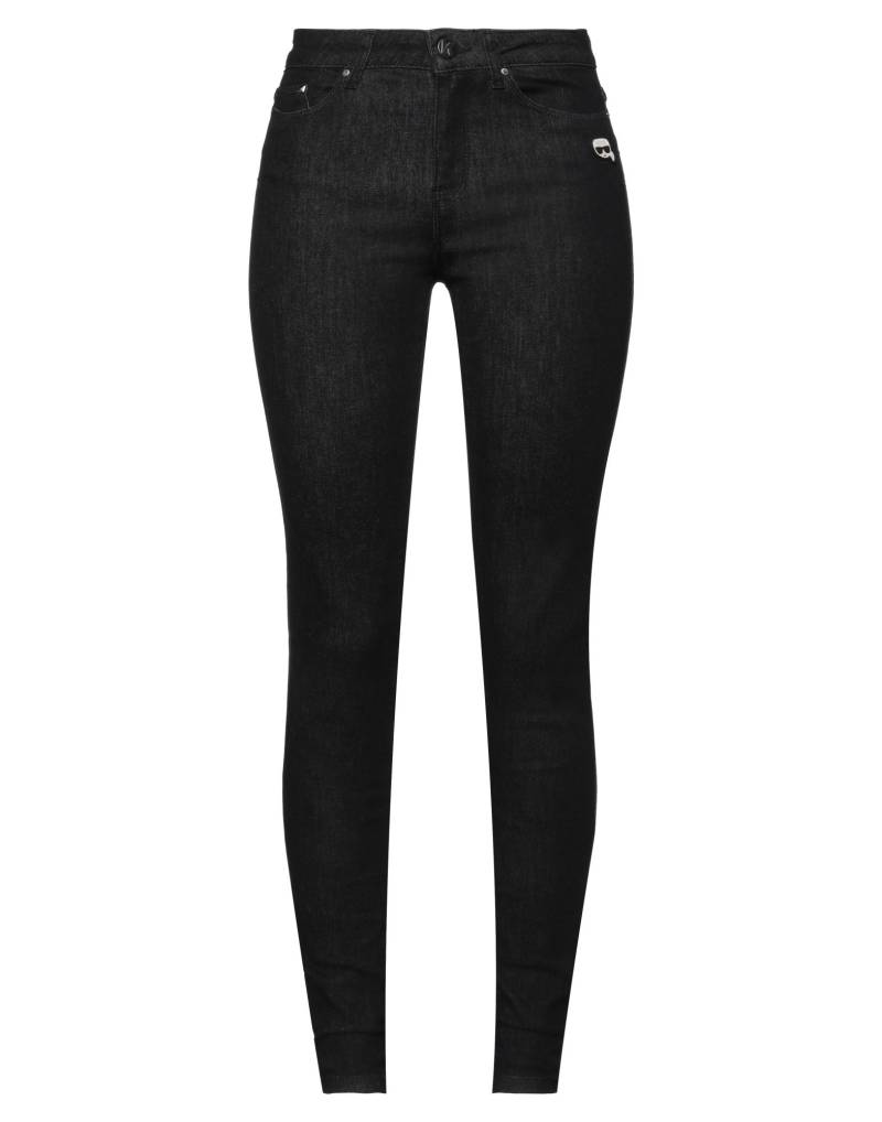 KARL LAGERFELD Jeanshose Damen Schwarz von KARL LAGERFELD