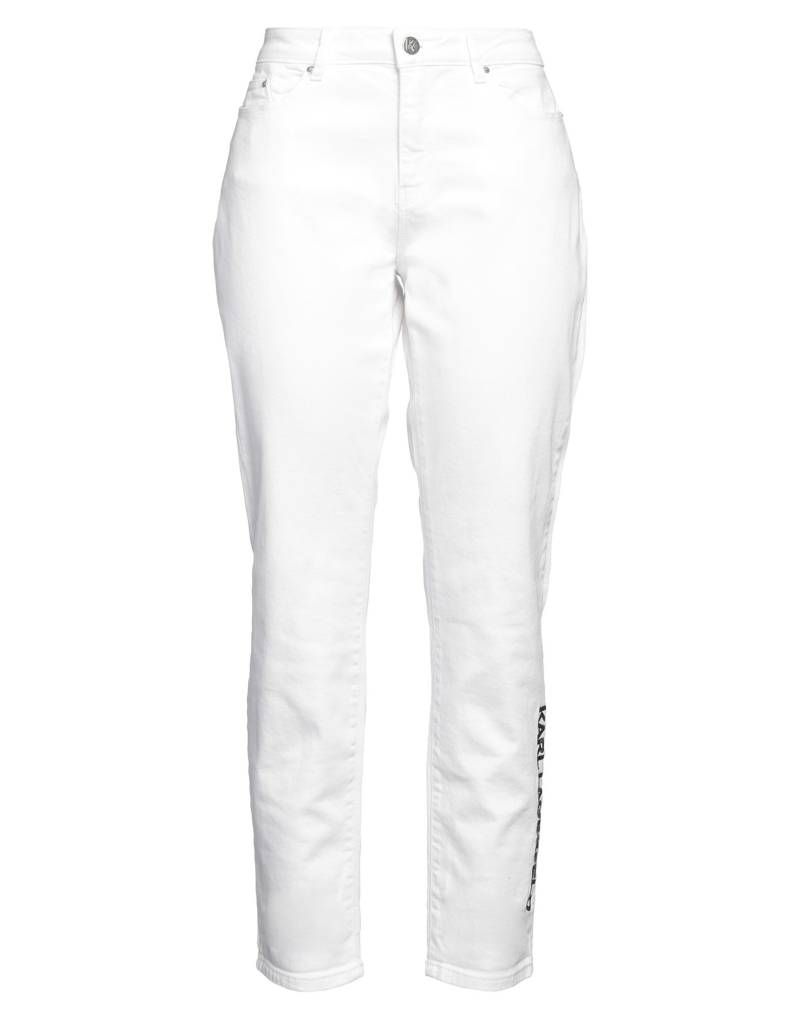 KARL LAGERFELD Jeanshose Damen Weiß von KARL LAGERFELD