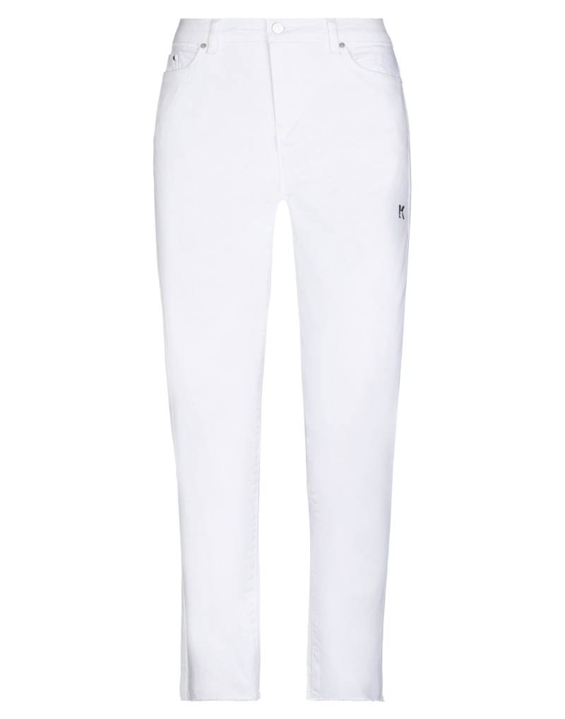 KARL LAGERFELD Jeanshose Damen Weiß von KARL LAGERFELD