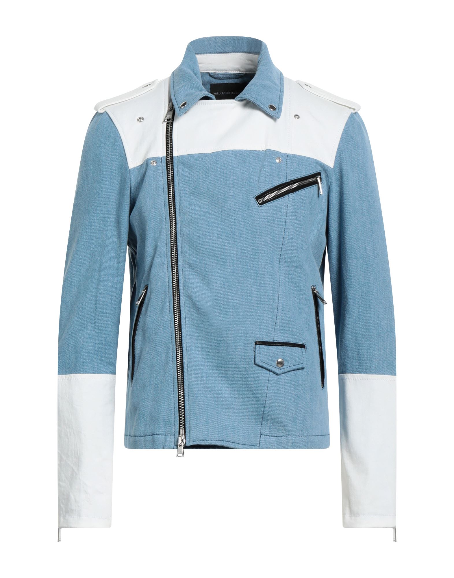 KARL LAGERFELD Jeansjacke/-mantel Herren Blau von KARL LAGERFELD