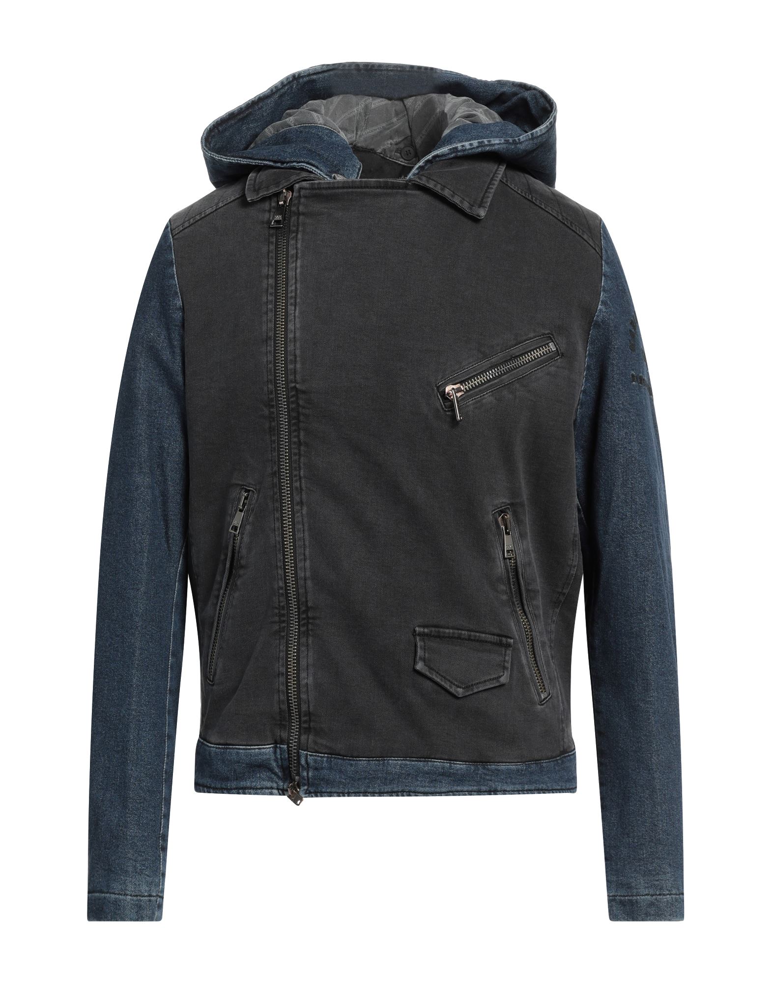 KARL LAGERFELD Jeansjacke/-mantel Herren Schwarz von KARL LAGERFELD