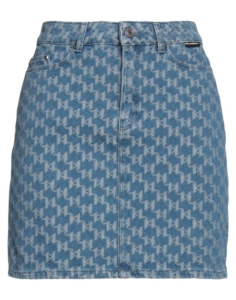 KARL LAGERFELD Jeansrock Damen Blau von KARL LAGERFELD