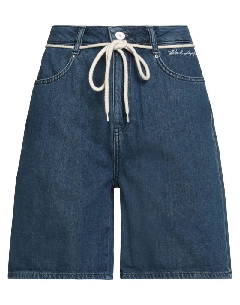 KARL LAGERFELD Jeansshorts Damen Blau von KARL LAGERFELD