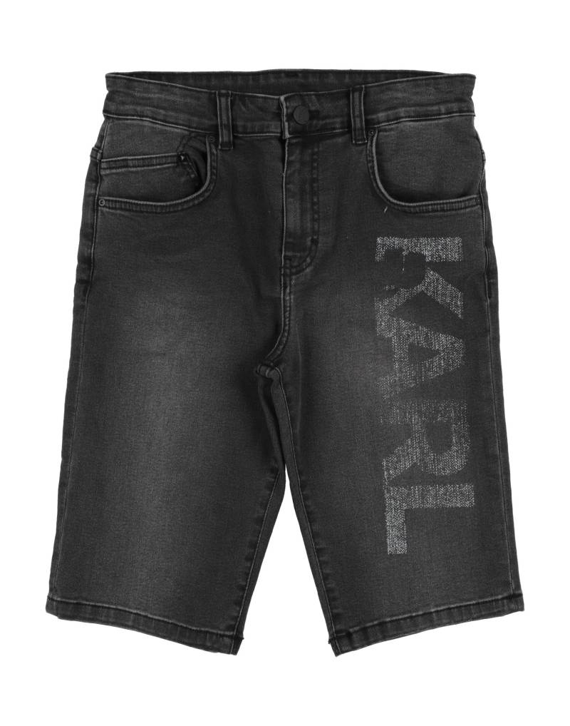 KARL LAGERFELD Jeansshorts Kinder Schwarz von KARL LAGERFELD