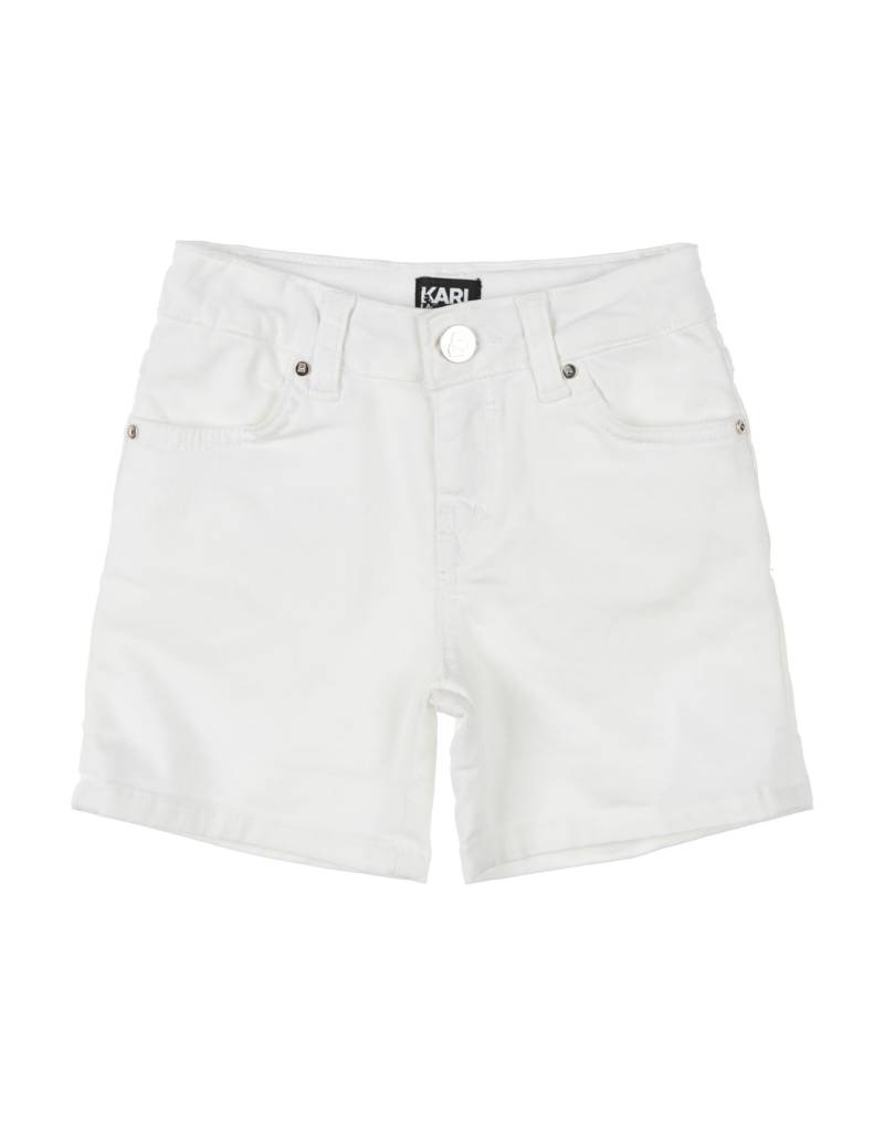 KARL LAGERFELD Jeansshorts Kinder Weiß von KARL LAGERFELD