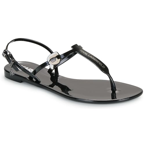 KARL LAGERFELD Jelly Karl Nft Sling Sandalen/Sandaletten Damen Schwarz - 37 - Sandalen/Sandaletten Shoes von KARL LAGERFELD