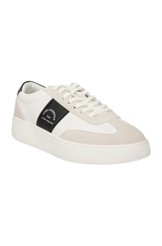 KARL LAGERFELD KL52215 000 Maxi KUP Monogram Injekt Lo Black Lthr, Weiß, 41 EU von KARL LAGERFELD