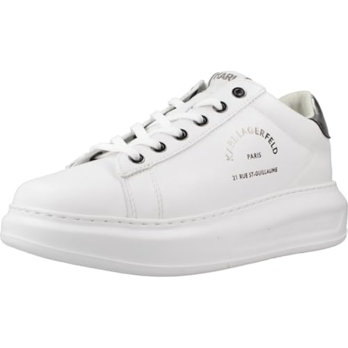 KARL LAGERFELD Kapri Maison Sportschuhe, Weiß, mit Absatzschoner aus Altsilber, weiß, 37 EU KARL LAGERFELD Kapri Maison Sportschuhe, Weiß, mit Absatzschoner aus Altsilber, weiß, 37 EU von KARL LAGERFELD