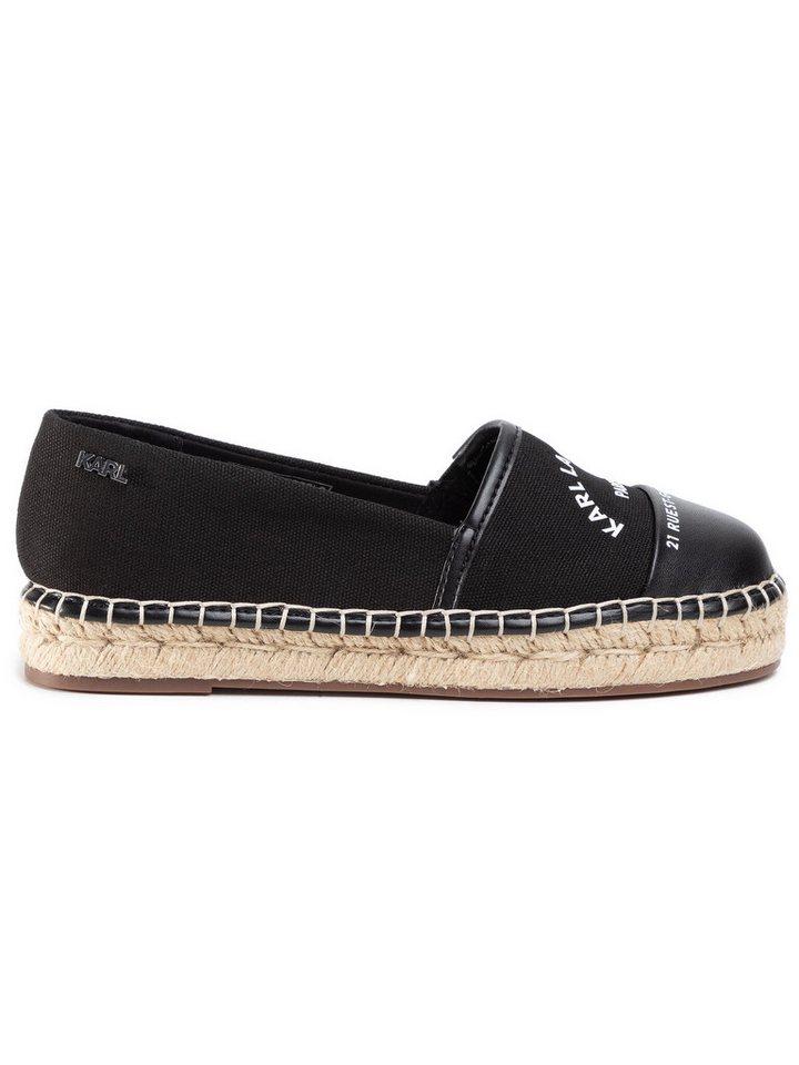 KARL LAGERFELD Karl Lagerfeld Damen Espadrilles KARL LAGERFELD-KL80108 Schwarz Espadrille von KARL LAGERFELD