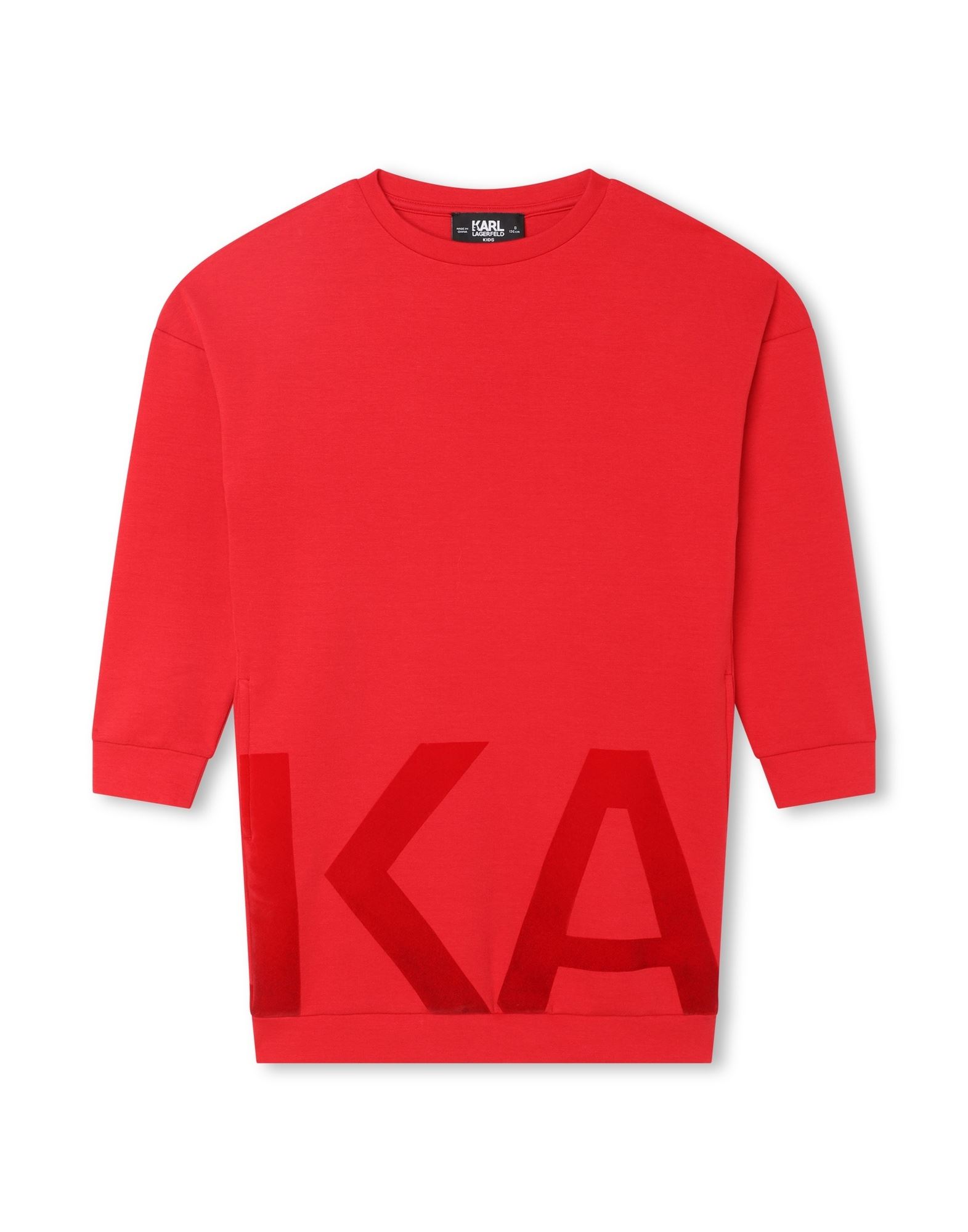 KARL LAGERFELD Kinderkleid Kinder Rot von KARL LAGERFELD