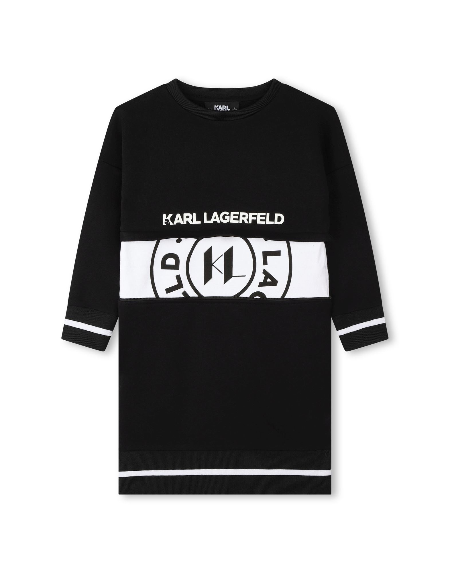 KARL LAGERFELD Kinderkleid Kinder Schwarz von KARL LAGERFELD