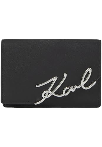 KARL LAGERFELD Kleine Geldbörse K/Signature Farbe Schwarz von KARL LAGERFELD