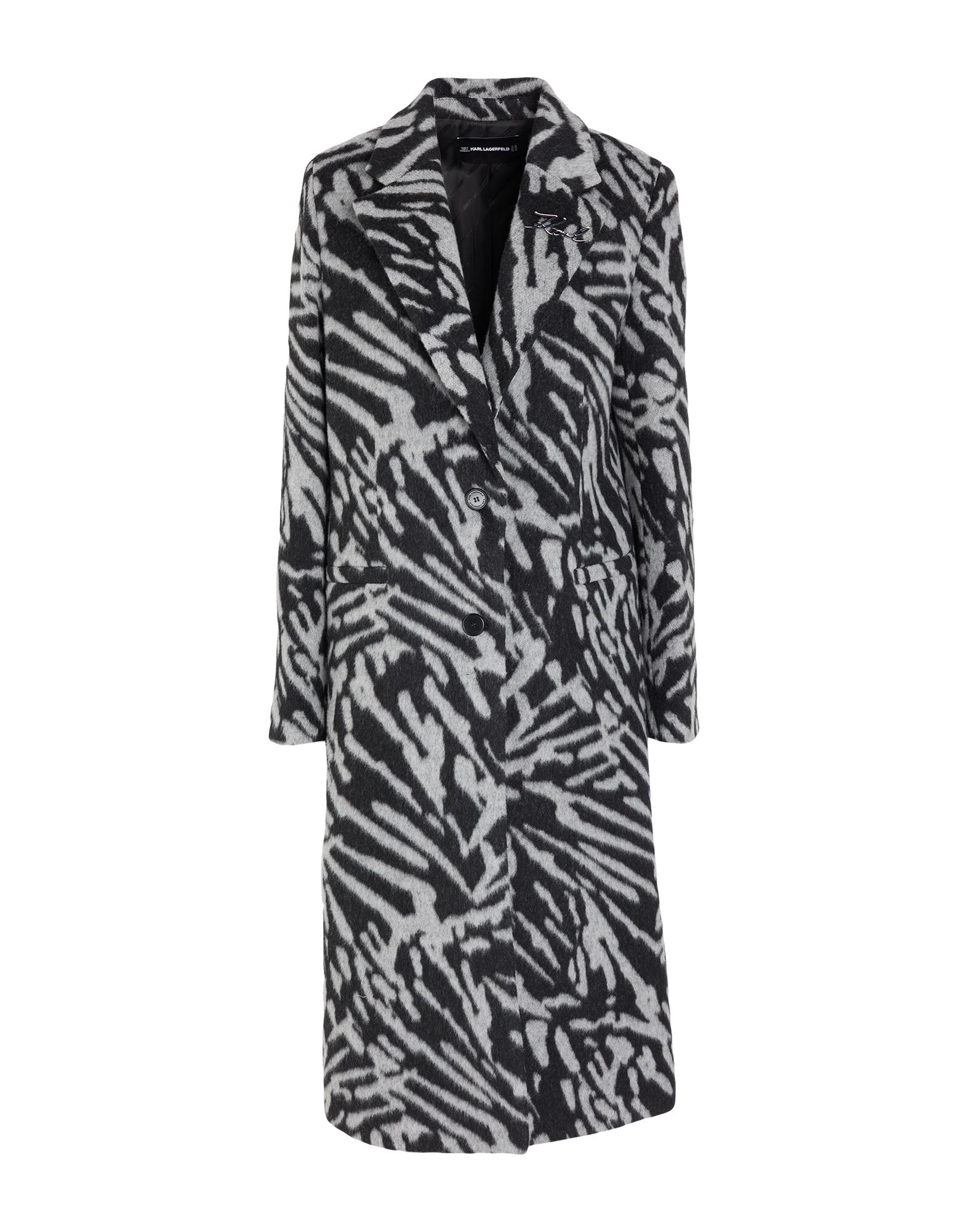 KARL LAGERFELD Mantel Damen Grau KARL LAGERFELD Mantel Damen Grau von KARL LAGERFELD
