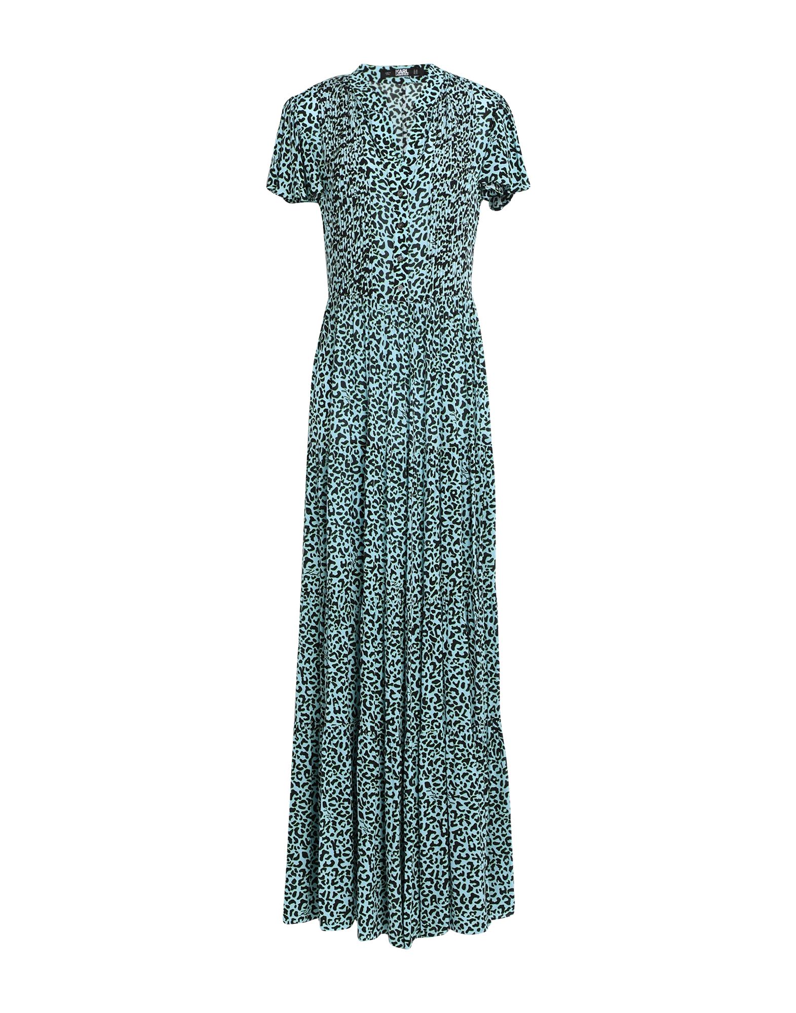 KARL LAGERFELD Maxi-kleid Damen Hellblau von KARL LAGERFELD