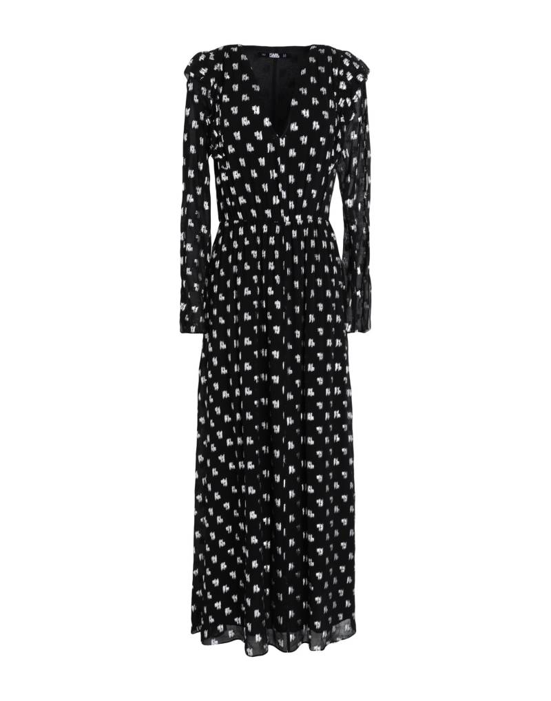 KARL LAGERFELD Maxi-kleid Damen Schwarz von KARL LAGERFELD