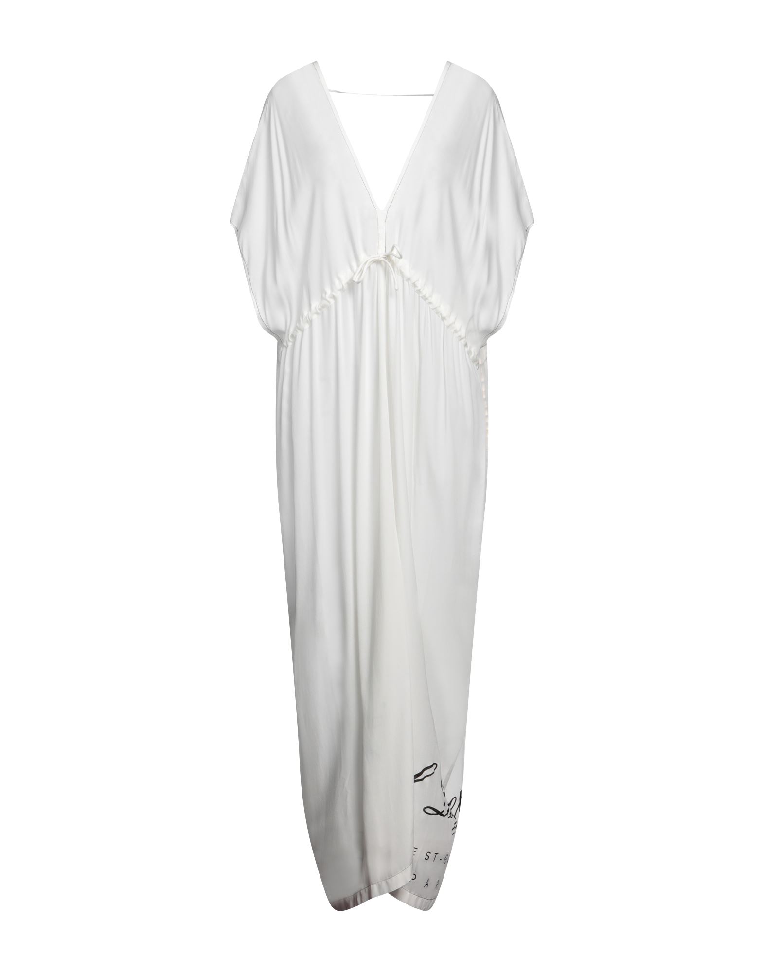 KARL LAGERFELD Maxi-kleid Damen Weiß von KARL LAGERFELD