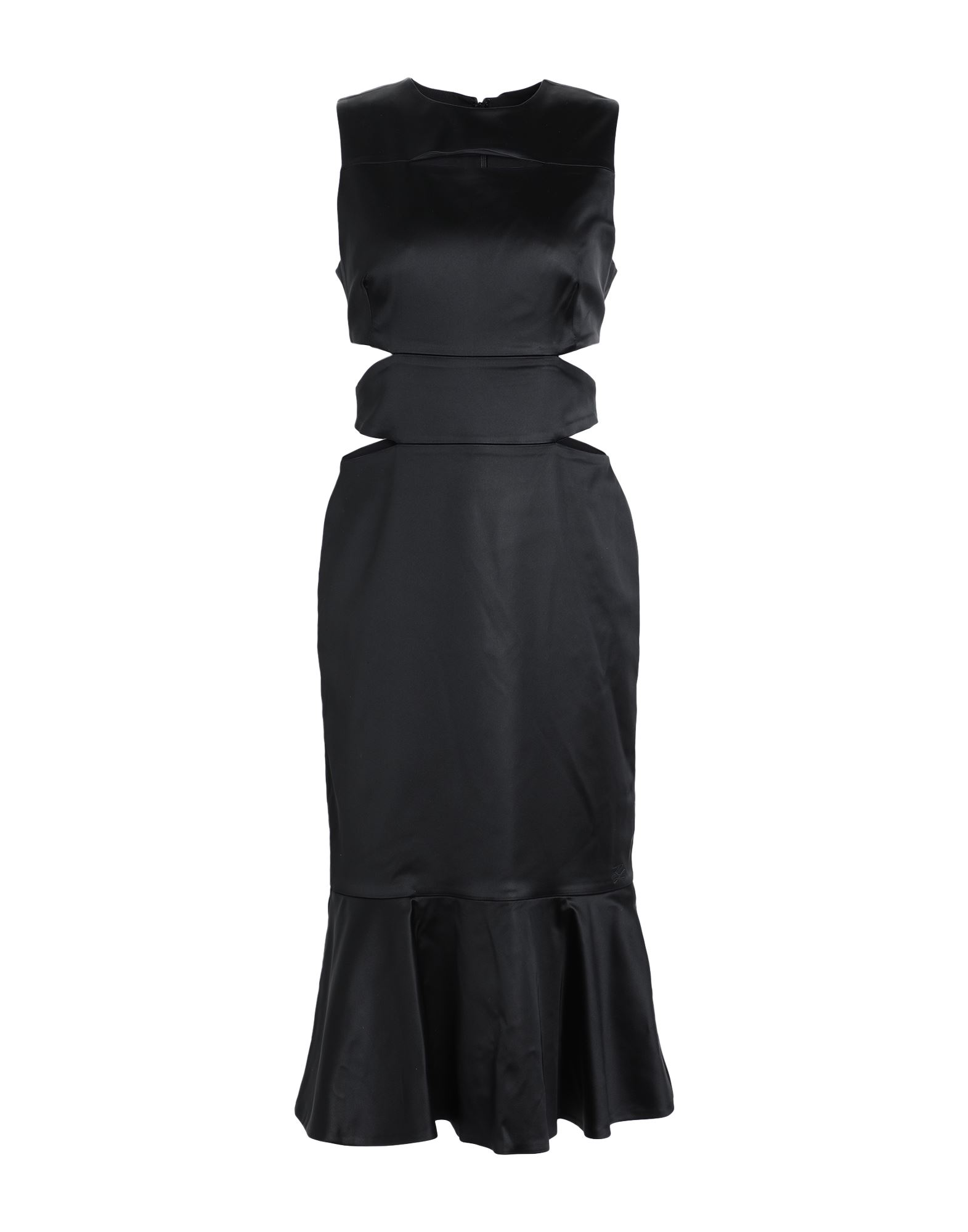 KARL LAGERFELD Midi-kleid Damen Schwarz von KARL LAGERFELD