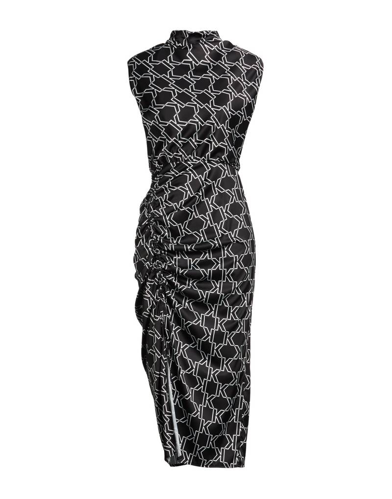 KARL LAGERFELD Midi-kleid Damen Schwarz von KARL LAGERFELD