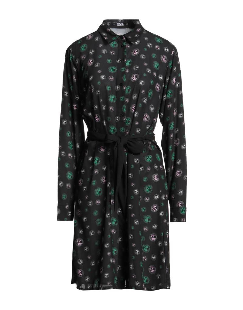 KARL LAGERFELD Midi-kleid Damen Schwarz von KARL LAGERFELD