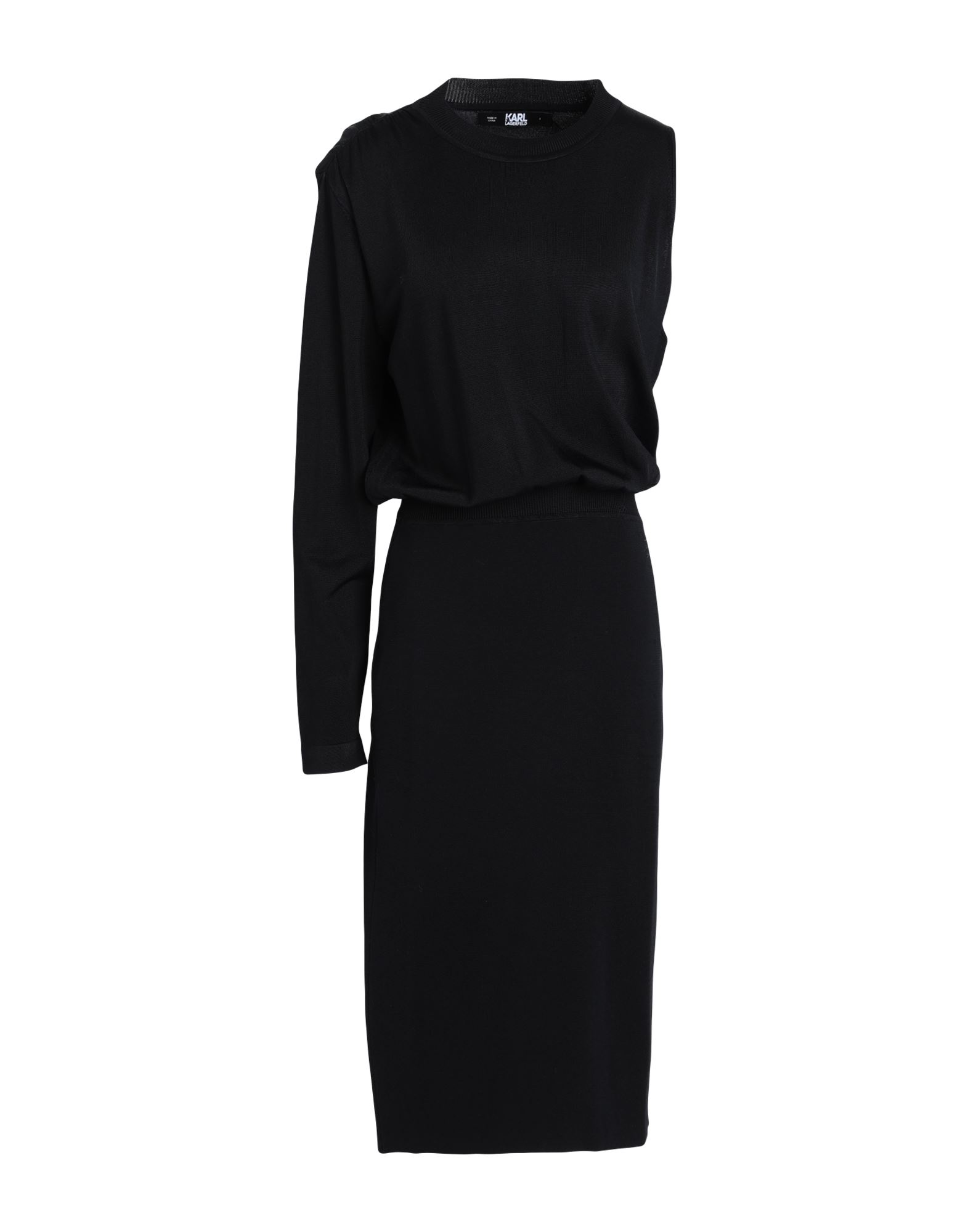 KARL LAGERFELD Midi-kleid Damen Schwarz KARL LAGERFELD Midi-kleid Damen Schwarz von KARL LAGERFELD