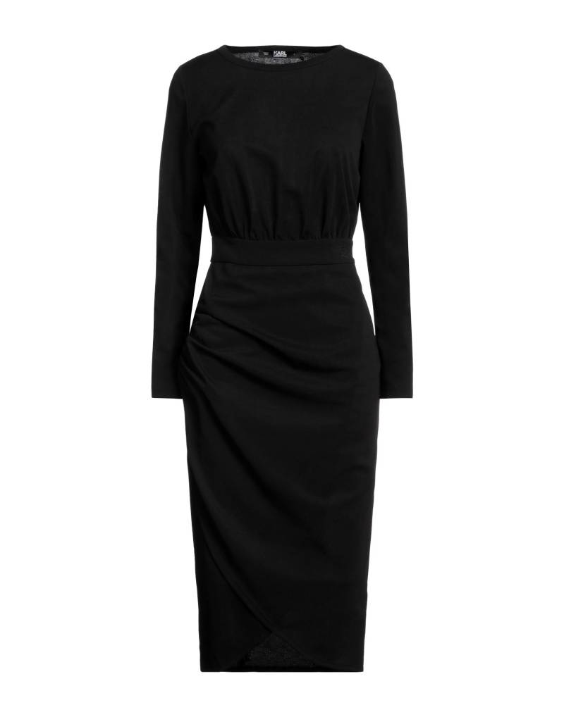 KARL LAGERFELD Midi-kleid Damen Schwarz KARL LAGERFELD Midi-kleid Damen Schwarz von KARL LAGERFELD