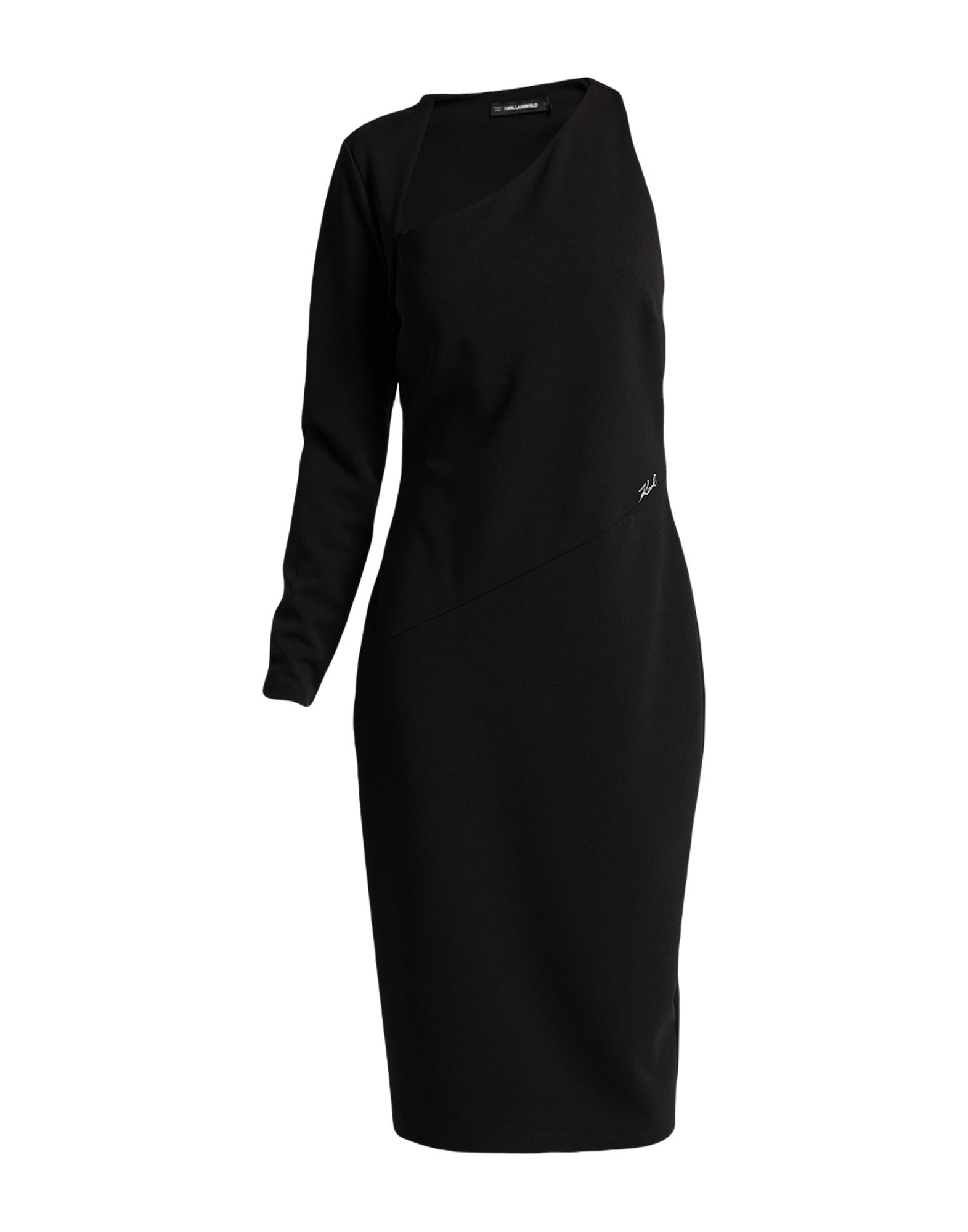 KARL LAGERFELD Midi-kleid Damen Schwarz KARL LAGERFELD Midi-kleid Damen Schwarz von KARL LAGERFELD